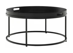 MUST Living Ronde Salontafel|Salontafel Golden Fiber kleur Zwart