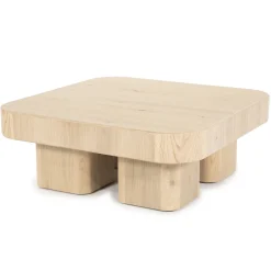 Eleonora Vierkante Salontafel|Salontafel Harmonie Eiken, 80 x 80cm