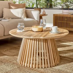 Kave Home Ronde Salontafel|Salontafel Jeanette Ø80cm