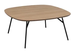 Bendt Organische Salontafel|Salontafel Kiyomi Eiken, 90 x 90cm Naturel