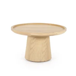 Eleonora Ronde Salontafel|Salontafel Leia Eikenhout Naturel