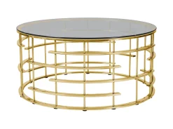 Artistiq Living Glazen Salontafel|Ronde Salontafel|Salontafel Marico 90cm