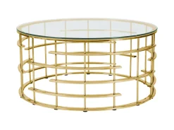 Artistiq Living Glazen Salontafel|Ronde Salontafel|Salontafel Marico 90cm