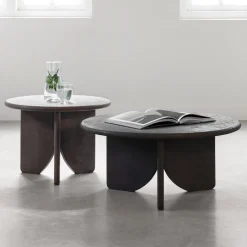 DTP Home Salontafel Set|Ronde Salontafel|Salontafel Melo Betonlook