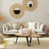 Artistiq Living Salontafel Set|Salontafel Micayla Kurk, Set van 2 stuks