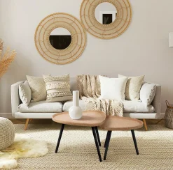 Artistiq Living Salontafel Set|Salontafel Micayla Kurk, Set van 2 stuks