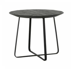 DTP Home Ronde Salontafel|Salontafel Neptunes Teakhout, kleur Zwart