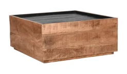 LABEL51 Vierkante Salontafel|Salontafel Noble Mangohout Rough
