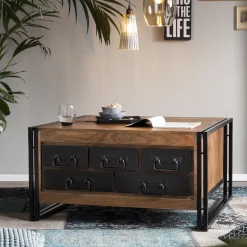 Artistiq Living Vierkante Salontafel|Salontafel Panama 90 x 90cm