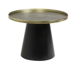 Light & Living Ronde Salontafel|Salontafel Popeta kleur Antiek Brons