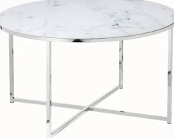 Artistiq Living Ronde Salontafel|Salontafel Roel 80cm, Marmerlook