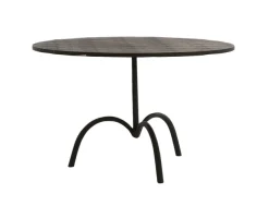 Light & Living Ronde Salontafel|Salontafel Samoa Ø64cm, kleur Mat Zwart