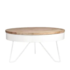 LABEL51 Ronde Salontafel|Salontafel Saran 80x80x43 cm