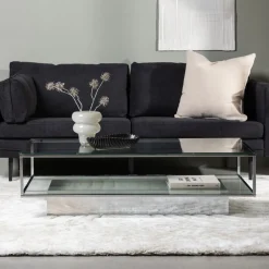 Nohr Glazen Salontafel|Salontafel Sheema Glas, 130 x 60cm