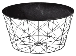 Artistiq Living Ronde Salontafel|Salontafel Steve Marmerlook, 80cm