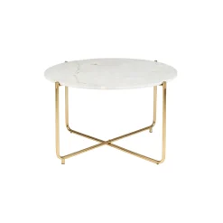 ZILT Ronde Salontafel|Salontafel Timpa Marmer, 70cm