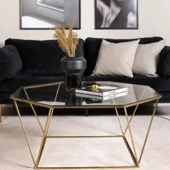 Nohr Glazen Salontafel|Salontafel Torrian Glas, 100 x 100cm