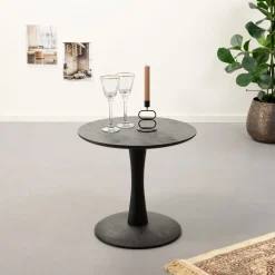 Brix Ronde Salontafel|Salontafel Vivian kleur Zwart