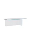 Kave Home Glazen Salontafel|Salontafel Zaren Glas, 120 x 60cm
