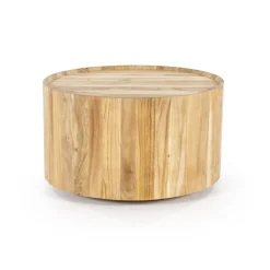 Eleonora Ronde Salontafel|Salontafel Zayn Acaciahout, kleur Naturel