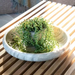 By-Boo Overige Decoratie|Schaal Club Marmer, 38cm Beige