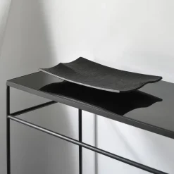 Ethnicraft Overige Decoratie|Schaal Japan Mahoniehout, 40 x 21cm Zwart