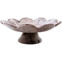 Richmond Interiors Keukengerei|Schaal Peony 31cm, kleur Chocolat Brown Chocoladebruin