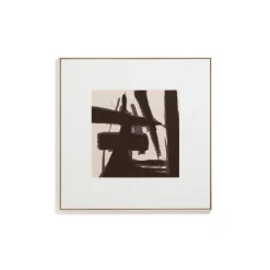 Kave Home Schilderijen|Schilderij Arilan 100 x 100cm Bruin