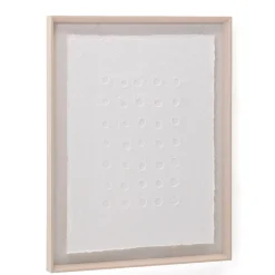 Kave Home Schilderijen|Schilderij Olvin Gerecycled papier Wit