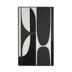 Kave Home Schilderijen|Schilderij Onure 200 x 120cm Zwart