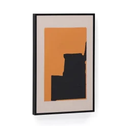 Kave Home Schilderijen|Schilderij Zernu 65 x 42cm, kleur Oranje