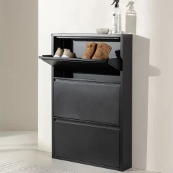 Nohr Halkasten|Schoenenkast Daphnie 103 x 65cm Zwart