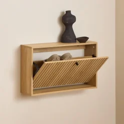 Bendt Halkasten|Schoenenkastje Davon Eikenlook, 43 x 72cm