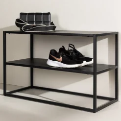 Nohr Halkasten|Schoenenrek/Wandrek Elysha 45 x 70cm Zwart