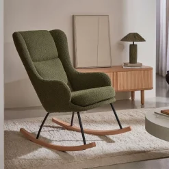 Kave Home Schommelstoelen|Schommelstoel Maustin Bouclé