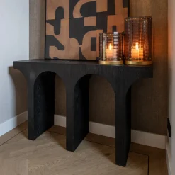 Richmond Interiors Sidetables|Sidetable Ashford Eiken, 140cm Donkerbruin