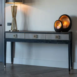 Richmond Interiors Sidetables|Sidetable Bloomingville Eikenhout, 165cm Goud