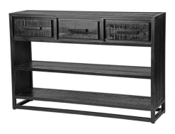 LABEL51 Sidetables|Sidetable Chili Mangohout, 115cm Zwart