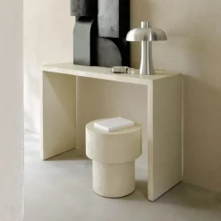 Ethnicraft Sidetables|Sidetable Elements Microcement, 120cm, kleur Off White