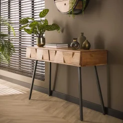 LifestyleFurn Sidetables|Sidetable Eryka Acaciahout, 125cm Massief acacia naturel