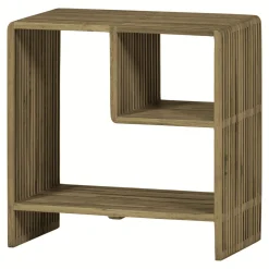 WOOOD Sidetables|Sidetable Jasmijn Teakhout, 55cm Naturel