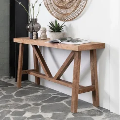 DTP Home Sidetables|Sidetable Monastery Teakhout, 150cm Naturel