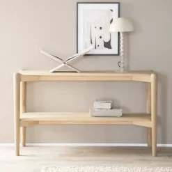 Eleonora Sidetables|Sidetable Selbu Eiken, 130cm Naturel