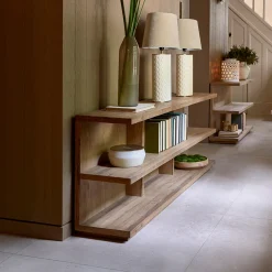 Rivièra Maison Sidetables|Sidetable Vermont Eikenhout, 180cm