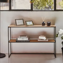 Kave Home Sidetables|Sidetable Yoana Eikenhout, 120cm