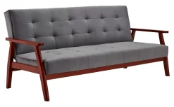 Artistiq Living Slaapbank|Slaapbanken, Slaapstoelen & Vouwbedden|Slaapbank Lilly Velvet, 190cm