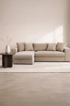 Nohr Slaapbank|Slaapbanken, Slaapstoelen & Vouwbedden|Slaapbank Sokhom Velvet, kleur Beige