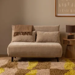 WOOOD Slaapbank|Slaapbanken, Slaapstoelen & Vouwbedden|Slaapbank Xem Chenille, kleur Naturel