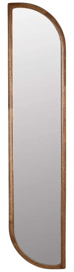 ZILT Organische Spiegels|Smalle Spiegel Rania Hout, 120 x 26cm
