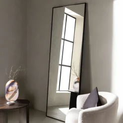 Nohr Zwarte Spiegels|Spiegel Adell 193 x 67cm, kleur Zwart